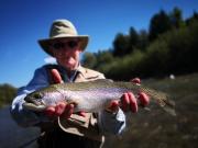 Nice September Rainbow trout,
